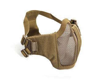 Metal mesh mask with cheek pads, TAN-STRIKE SYSTEMS-