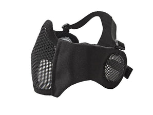 ASG Metal mesh mask with cheek pads and ear protection, BLACK-STRIKE SYSTEMS-