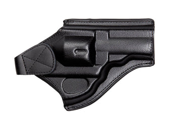 Belt holster, Leather, for DW 715 2.5"- 4" Revolver, black-STRIKE SYSTEMS-