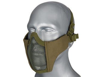 WST Airsoft Protective STEEL MESH Mask - Green-Wosport-