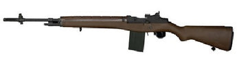 Fucile softair WE M14 GBBR — Nero/Finto legno-WE-