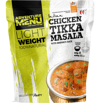 Lightweight Chicken Tikka Masala with basmati rice 400g-Adventure Menu-