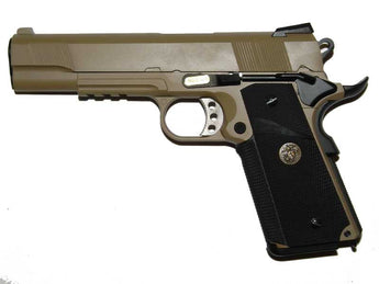 Pistola softair WE M.E.U. SOC GBB — Tan-WE-