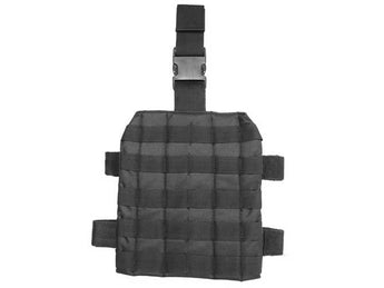 Pannello femorale MOLLE Miltec — Nero