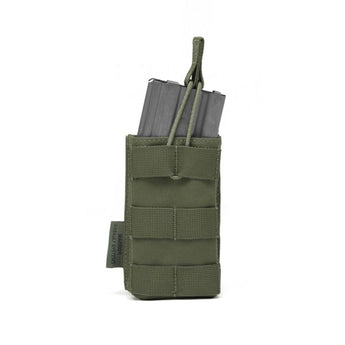 WAS Single MOLLE Open Pouch AR15 / M4 - Green-Warrior Assault Systems-
