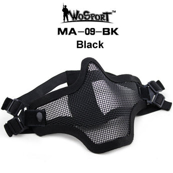 V1 Double-band Scouts Mask - black-Wosport-