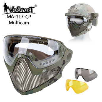 Pilot Mask (Steel mesh version) - MC-Wosport-