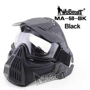 Full face Mask Transformers Leader V1 ( Black )-Wosport-
