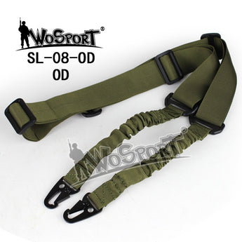 Tactical 1-point bungee sling, olive-Wosport-