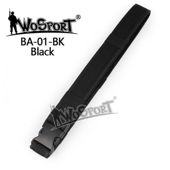 BA01 ordinary Buckle Belt - BLACK-Wosport-