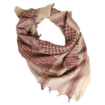 Kefiah Miltec Palestine / Shemagh 110x110 cm — Coyote / Brown