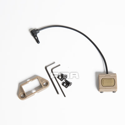 FMA Modlite PEQ Single Switch ModButton Lite, Laser Plug - Tan-FMA-