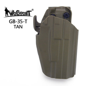 WST Universal Belt Holster GB35 Full size (Glock 17, P226, M92F), Right Hand - Tan-Wosport-