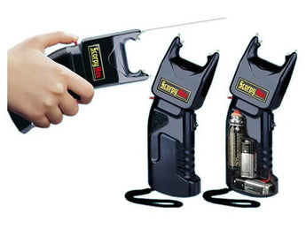 Stun gun ESP SCORPY MAX con spray al peperoncino — Nero