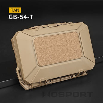 Waterproof Molle tactical gear case - TAN-Wosport-