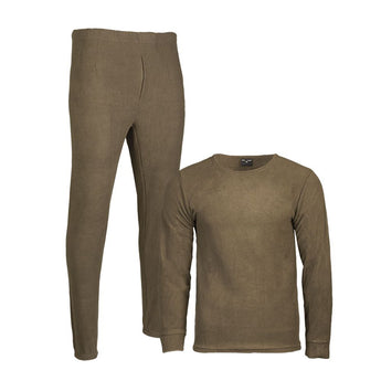 Strato termico Miltec ThermoFleece without collar — Green/Khaki