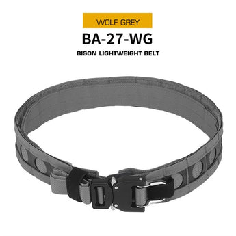 BISON Lightweight Molle Belt - Grey-Wosport-