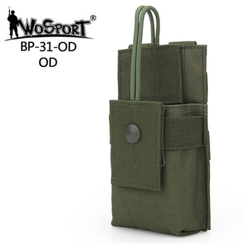 MOLLE Small Radio Pouch - Olive-Wosport-