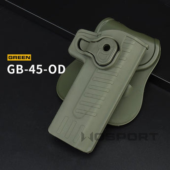 WST Belt Holster Hi-Capa, Right Hand - Green-Wosport-