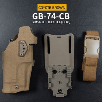 WST Holster 6354 DO for Glock 17 with X300 Flashlight - Coyote-Wosport-