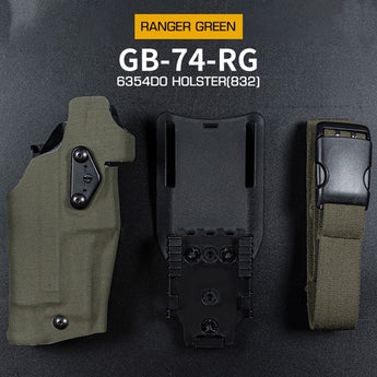 Fondina Wosport 6354 DO per Glock 17 con torcia X300 — Ranger Green-Wosport-