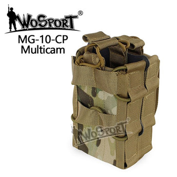 MOLLE Open Double M4 magazine storage bag/Pouch - MC-Wosport-