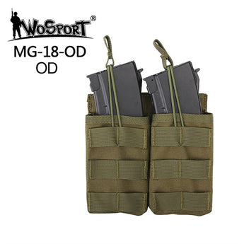MOLLE Open Dual G36 magazine storage bag/Pouch - Olive Green-Wosport-