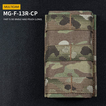FAST Type Single 5.56 Magazine Pouch (Long) - MC-Wosport-