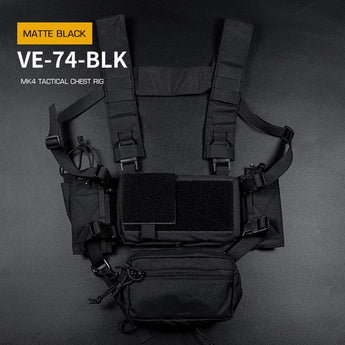 WST Tactical Micro Chest Rig MK4 - Black-Wosport-