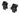 Tri-Side Rail 25.4mm / 30mm Mount Rings - Black-Aim-O-