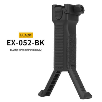 Telescopic Grip with integrated Bipod WST 2.0 - Black-Wosport-
