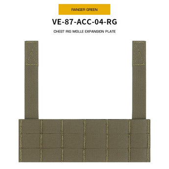 Chest Rig Molle Expansion Plate - Ranger Green-Wosport-
