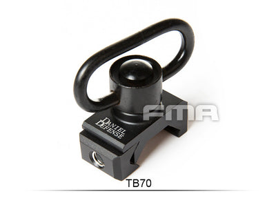 FMA 360° DD QD Sling Swivel RIS Mount - Black-FMA-