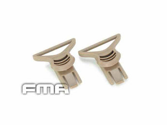 FMA ARC Goggle Swivel Clips for Helmet - Tan-FMA-