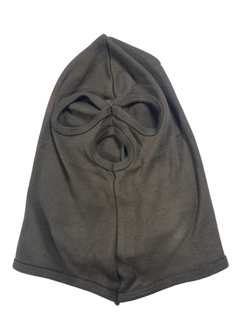 Passamontagna Miltec Balaclava 3 Holes Cotton — Verde oliva