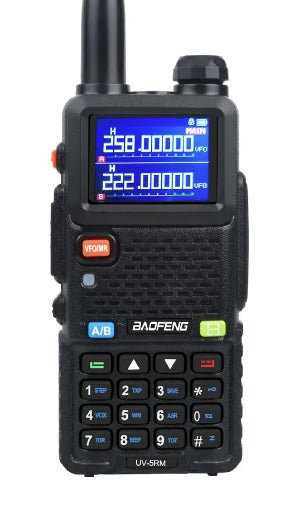 Radio Baofeng UV-5RM , tri-band, USB-C (VHF,UHF)-BAOFENG-