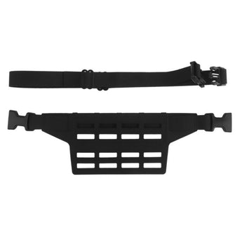 WST Fanny Pack Molle Adapter Panel , Small (4 Rows) - Black-Wosport-