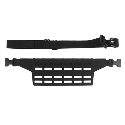 WST Fanny Pack Molle Adapter Panel , Large (6 Rows) - Black-Wosport-