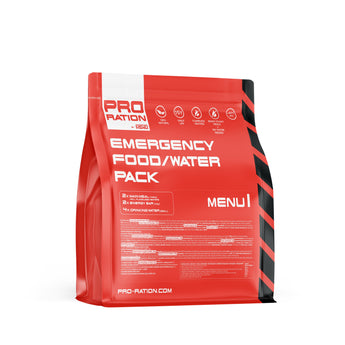 Pro Ration Emergency Food/Water Pack - Menu 2-Adventure Menu-