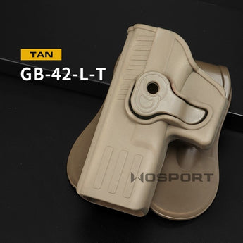 WST Belt Holster Glock, Left Hand - Tan-Wosport-