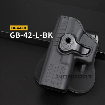 WST Belt Holster Glock, Left Hand - Black-Wosport-