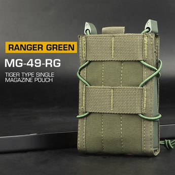 WST Tiger Type 5.56 Magazine Molle Pouch - Ranger Green-Wosport-