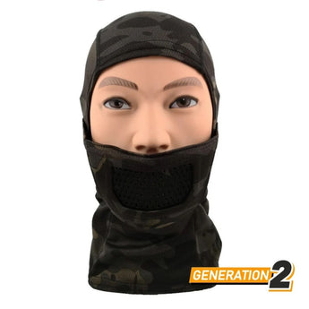 CYGNUS ARMORY Fullface Warrior Balaclava Gen2 - MC Black-CYGNUS ARMORY-
