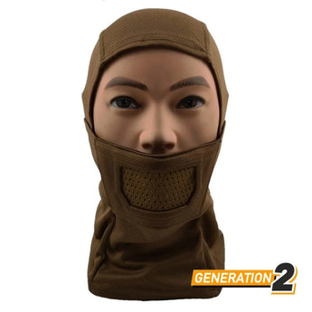 CYGNUS ARMORY Fullface Warrior Balaclava Gen2 - Coyote-CYGNUS ARMORY-