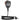 External Speaker with Mic for Baofeng Radios, Kenwood 2-pin - Gray-BAOFENG-