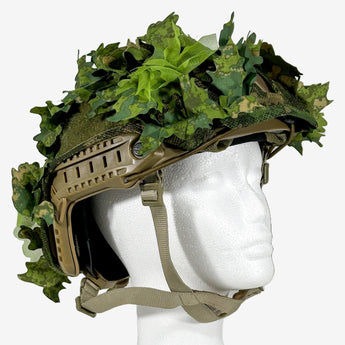 KMCS Helmet Cover - Next-Gen Green-Kicking Mustang-