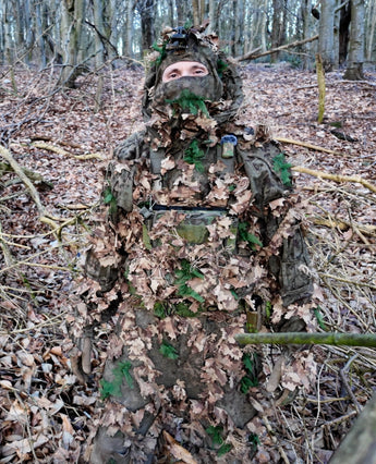 KMCS Ghillie Suit - Next-Gen Brown-Kicking Mustang-M-