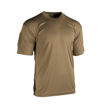 Maglia tecnica Miltec Tactical Quick Dry manica corta — Coyote