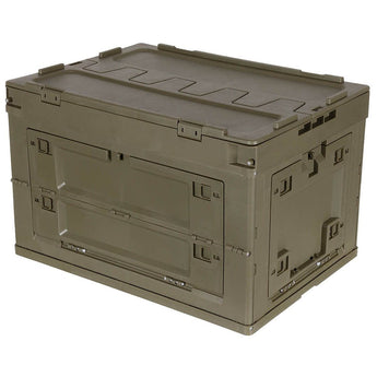 Cassa pieghevole MFH Folding Plastic Crate 60 l — Verde