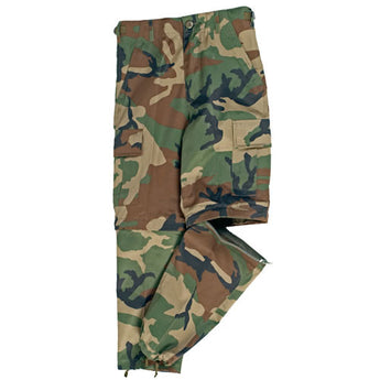 Pantaloni Miltec U.S. BDU Zip-Off bambino Flecktarn — Off Woodland /